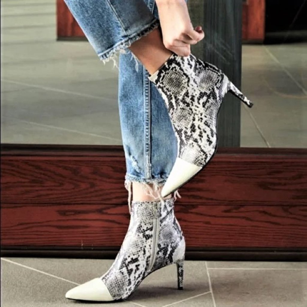 (60% Off) Nib Rag & Bone Beha Stiletto Heel Leather Ankle Boot 8 Msrp $615